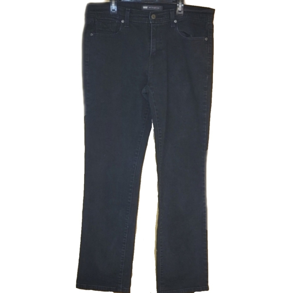 Levi's Straight Leg Jeans -  size 12 Black